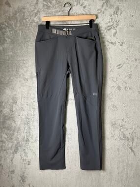 REI Co-op Women's Activator V2 Softshell Pants 8 P Asphalt Hiking Outdoor New